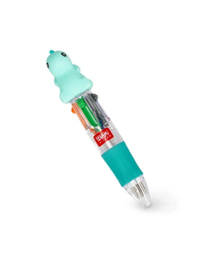 Mini Penna a Sfera 4 Colori - Mini Magic Rainbow - Dinosauro - Legami