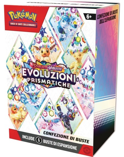 Pokemon - Scarlatto & Violetto: Evoluzioni Prismatiche - Bundle 6 Buste (ITA)