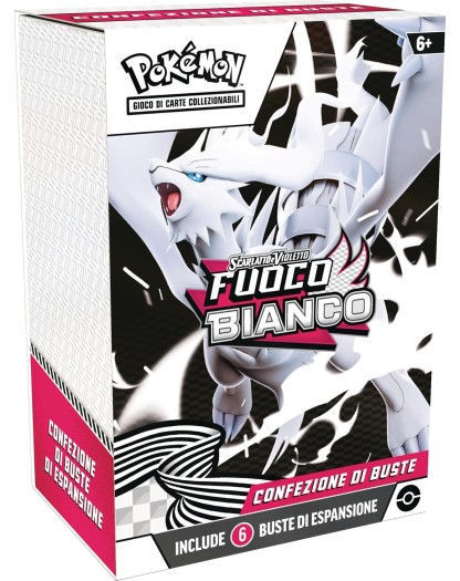 Pokémon: confezione di buste dell’espansione Scarlatto e Violetto - Fuoco Bianco del GCC Pokémon (sei buste di espansione)