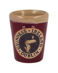 Bicchierino stile ceramica - Rosso - Guinness