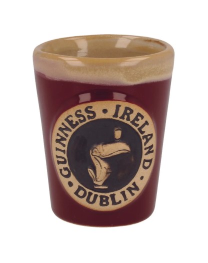 Bicchierino stile ceramica - Rosso - Guinness