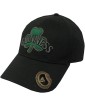 Cappello da Baseball con Logo Trifoglio Verde e Apribottiglie Cappello Regolabile, Nero