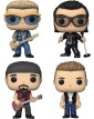Bundle Funko Pop U2 Zoo Tv - Adam - Larry - Bono - The Edge