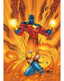 Marvel Omnibus Genis-Vell: Capitan Marvel Di Peter David - Panini Comics - Italiano