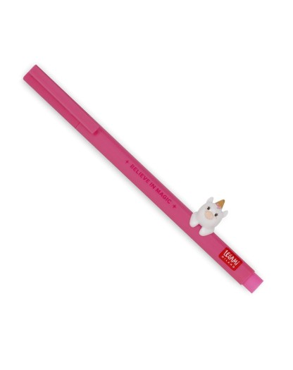 Penna Gel con Animaletto Decorativo Unicorno "Believe in Magic" - Legami