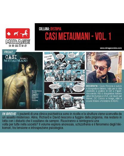 Casi Metaumani Vol. 1 - Mirage Comics - Italiano