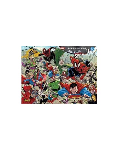 Spider-Man/Superman 1 Variant Wraparound Di Kaare Andrews - Panini Comics - Italiano